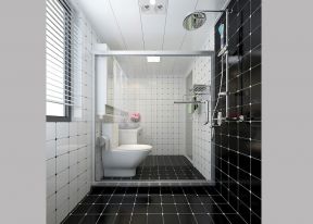 2023家庭卫生间瓷砖搭配设计装修效果图片