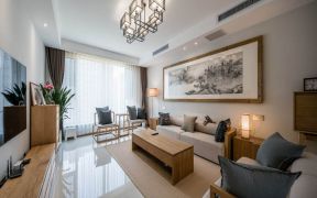中国乡村风格客厅装修图片2023