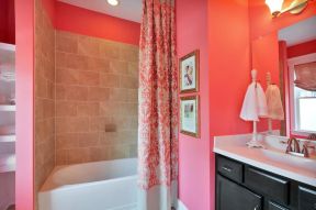 2023家装粉色卫生间设计图片欣赏