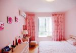 2023现代风格女生卧室粉色窗帘设计图