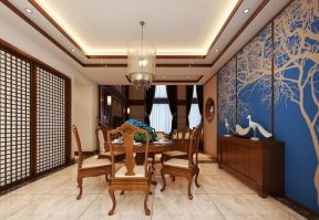 2023明清中式家具餐厅装修设计