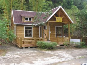 2023现代木制小别墅外观造型设计装修效果