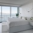 2023现代白色风格家庭装修卧室效果图