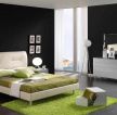 2023家居卧室绿色地毯设计图