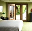 2023欧式风格家居卧室绿色背景壁纸设计