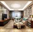 2023新中式客厅微晶石电视背景墙装修方案