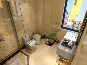 2023家庭整体浴室俯视效果图片