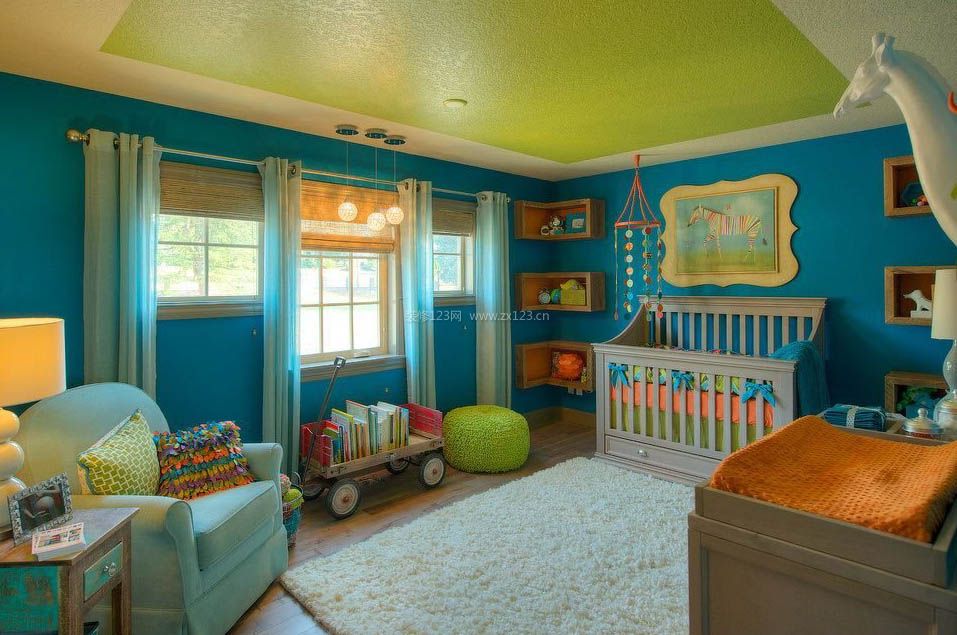 2023别墅室内婴儿床装修效果图