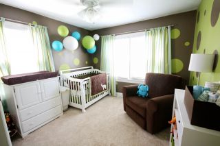 2023儿童组合家具婴儿床装修效果图