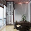 2023中式茶室窗户造型装修图片