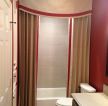 2023浴室窗帘欧式风格效果图片