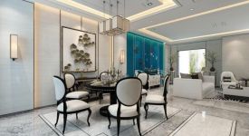 北京通瑞嘉苑102平新中式装修装修案例分享