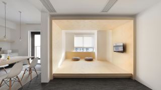 2023现代家装简约榻榻米客厅设计装修效果图