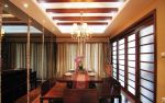 2023中式风格室内长餐桌装饰设计