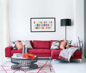 2023客厅简单精美沙发摆放装饰效果图