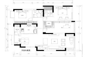 成都九龙仓御园111平米3室2厅户型装修案例