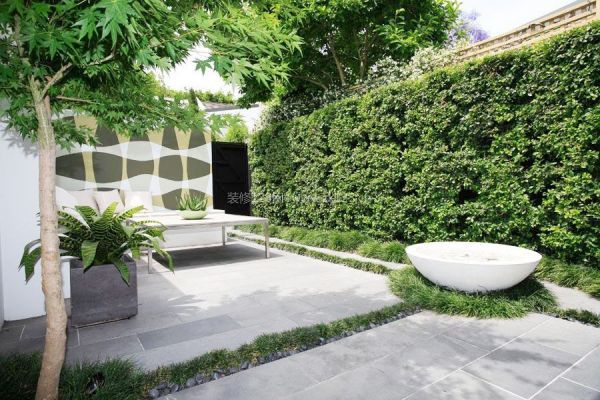 庭院别墅绿化设计图片