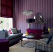 2023紫色窗帘卷帘家装设计图片