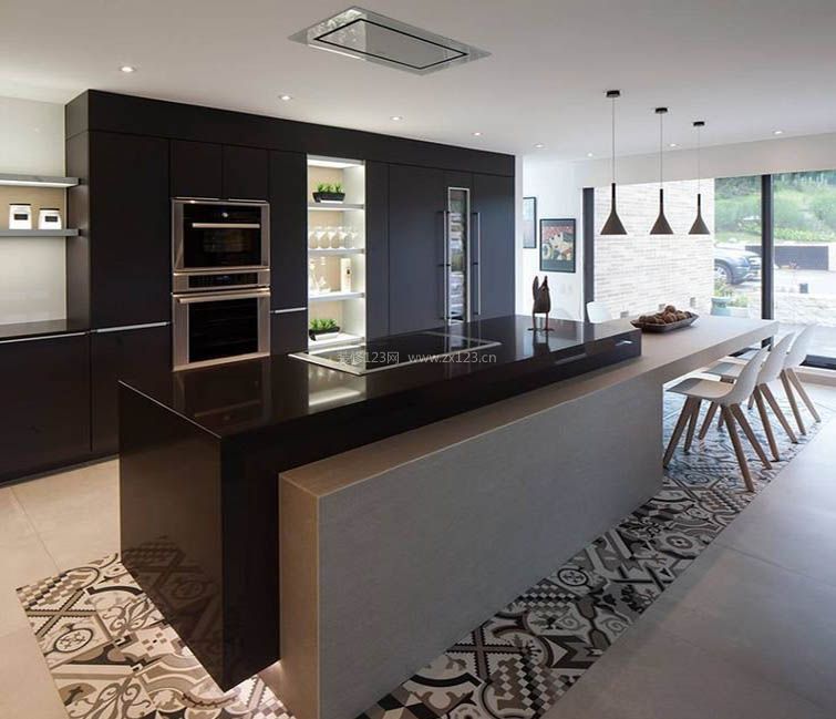 2023时尚现代家装厨房整体海尔橱柜图片