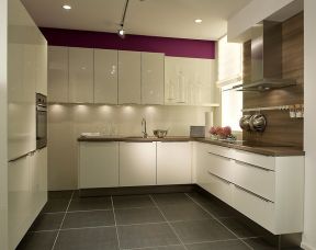 2023现代风格u型厨房整体海尔橱柜图片