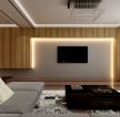 2023现代两室两厅客厅电视机背景墙装修效果图