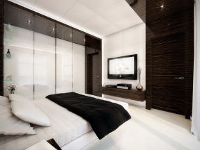 2020黑白灰卧室设计图 单身卧室设计