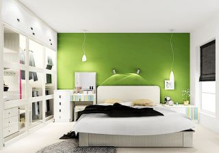 2023现代简约卧室颜色搭配装修效果图欣赏