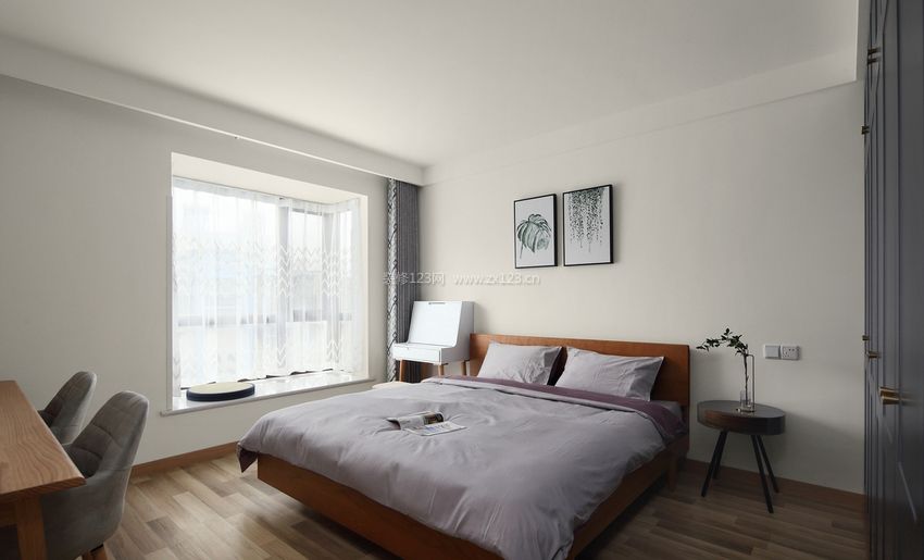 现代北欧风格装修效果图片 2020主卧室装修设计图