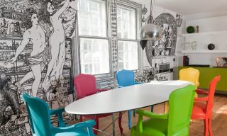 2023波普风格家具餐桌椅设计效果图片