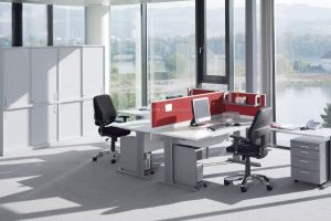 舒适的看看办公室装修设计环境配色来自自然光!