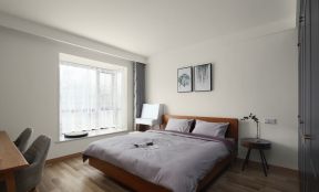 2023简易现代卧室实木床装修效果图
