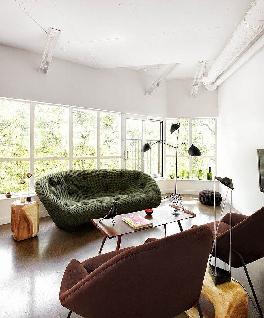 2023绿色家居沙发造型创意设计图片