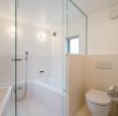 2023小户型浴室玻璃门简单装修效果图