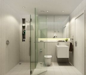 2023小户型浴室玻璃门效果图片