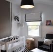 2023黑白灰现代婴儿卧室设计图片