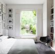 2023黑白灰现代家装卧室设计图片