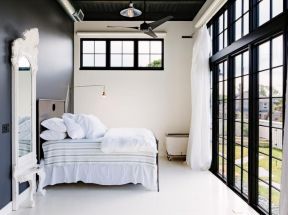 2020黑白灰现代卧室设计图片