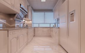 2023白色欧式厨房欧派整体橱柜装修设计效果图