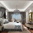 2023豪华美式卧室床缦装饰效果图片