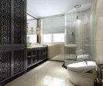 2023中式风格玻璃浴室效果图片