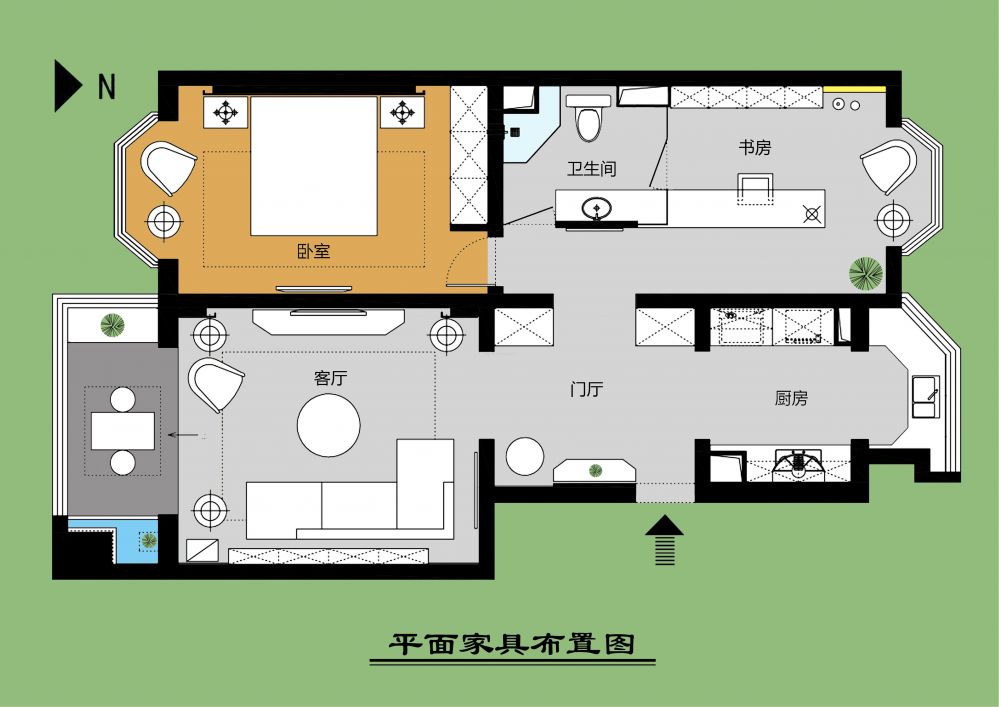 2023小两居室户型图