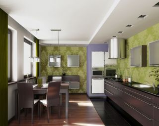 2023现代家居餐厅壁纸设计图片