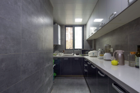 2023家居现代厨房转角橱柜设计效果图