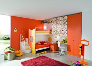 2023田园风格10平米儿童房室内效果图