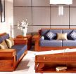 2023中式风格客厅沙发靠垫搭配