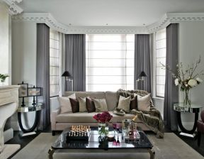 2023单身公寓客厅沙发靠垫搭配装饰设计