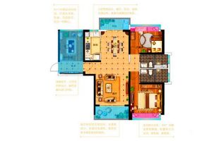 碧桂园&#8226;海湾1号美式三居装修案例 给您一室精彩