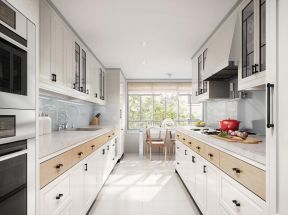 2020清新明亮简洁厨房装修图