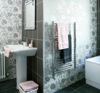 2023现代家装洗手间墙纸效果图