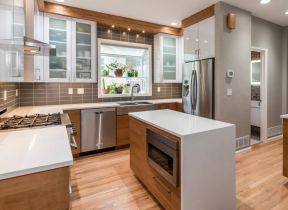 2023单身公寓厨房壁柜效果图片